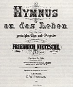 Nietzsches Hymnus an das Leben